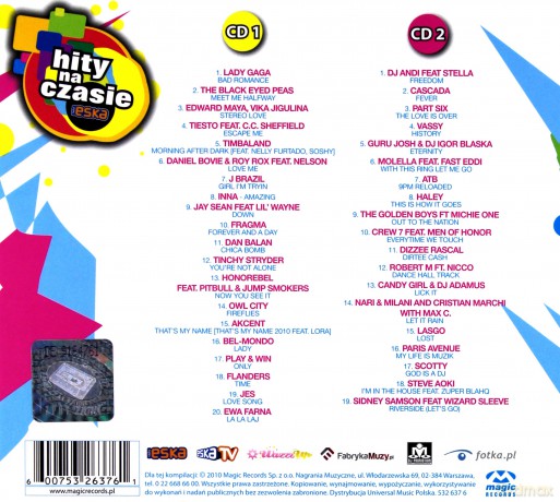 Eska Hity na czasie wiosna 2010 (digipack) [2CD]