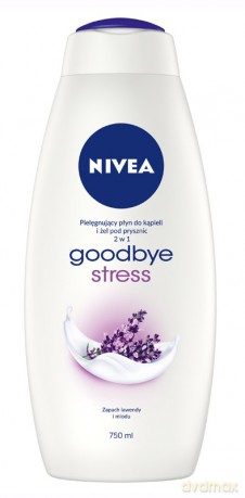 Nivea Bath Care Płyn do kąpieli i żel pod prysznic 2w1 Goodbye Stress 750 ml