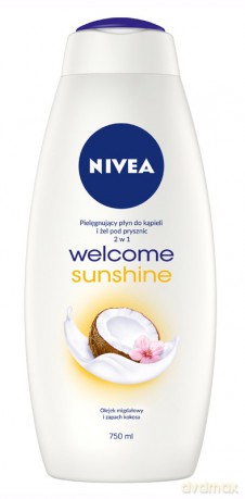 Nivea Bath Care Płyn do kąpieli i żel pod prysznic 2w1 Welcome Sunshine 750 ml