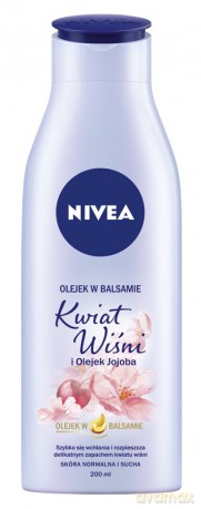 Nivea Body Olejek w balsamie nawilżający Kwiat Wiśni i Olejek Jojoba 200 ml