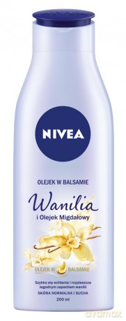 Nivea Body Olejek w balsamie nawilżający Wanilia i Olejek Migdałowy 200 ml