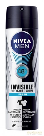 Nivea Dezodorant Invisible Fresh spray męski 150 ml