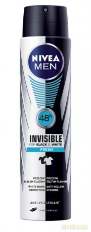 Nivea Dezodorant Invisible Fresh spray męski 250 ml
