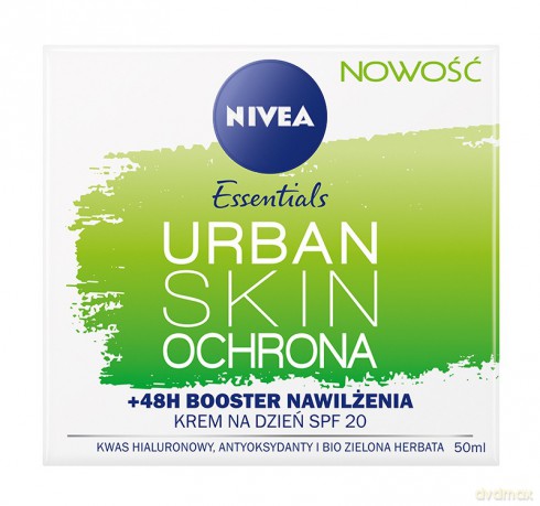 Nivea Essentials Urban Skin Ochrona Krem na dzień Booster Nawilżenia SPF20 50 ml