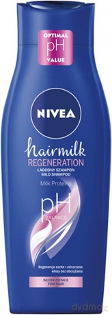 Nivea Hair Milk Szampon mleczny do włosów cienkich,suchych i zniszczonych 400 ml