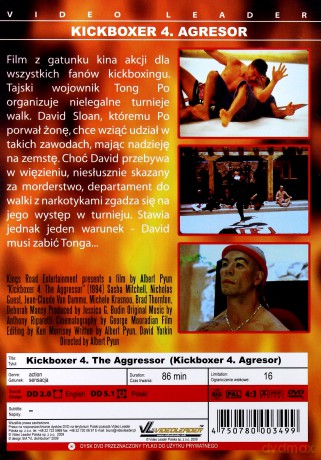 Kickboxer 4: Agresor [DVD]