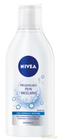 Nivea Płyn micelarny do demakijażu do cery normalnej i mieszanej 400 ml