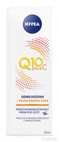 Nivea Q10 Plus C Krem przeciwzmarszczkowy energetyzujący pod oczy 15 ml