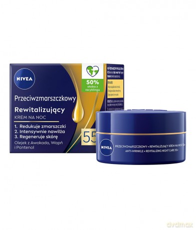 Nivea Visage Krem przeciwzmarszczkowy 55 + noc