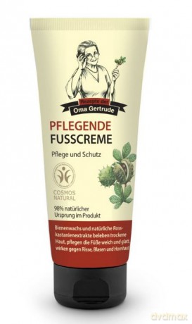 Oma Gertrude Krem do nóg zmiękczający Kasztanowiec Wosk pszczeli 75 ml