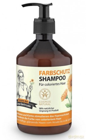 Oma Gertrude Szampon ochrona koloru włosy farbowane Nagietek i łopian 500 ml