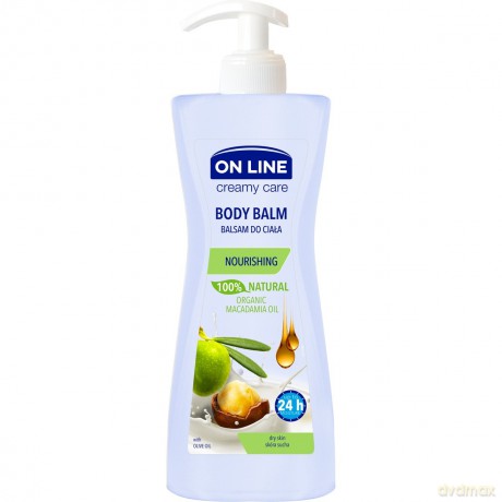 On Line Creamy Care Balsam do ciała odżywczy Olej Macadamia i Oliwka 400 ml