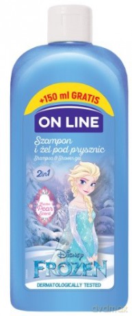 On Line Disney Frozen Szampon i żel pod prysznic 2w1 400 ml