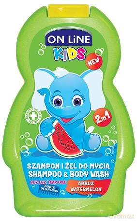On Line Kids Szampon 2w1 Arbuz 250 ml