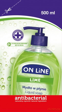 On Line Mydło uzupełnienie Antybakteryjne Lime 500 ml