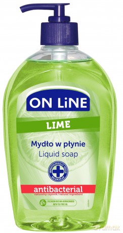 On Line Mydło w dozowniku Antybakteryjne Lime 500 ml