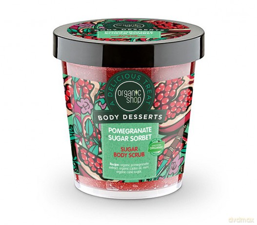 Organic Shop Body Desserts Peeling do ciała Cukrowy Pomegranate Sugar Sor 450 ml