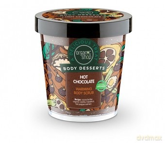 Organic Shop Body Desserts Peeling do ciała Rozgrzewający Hot Chocolate 450 ml