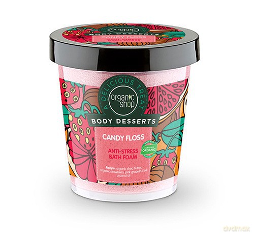 Organic Shop Body Desserts Pianka do kąpieli Antystresowa Candy Floss 450 ml