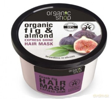 Organic Shop Maska do włosów z wyciągów organicznych z fig i migdałów 250 ml