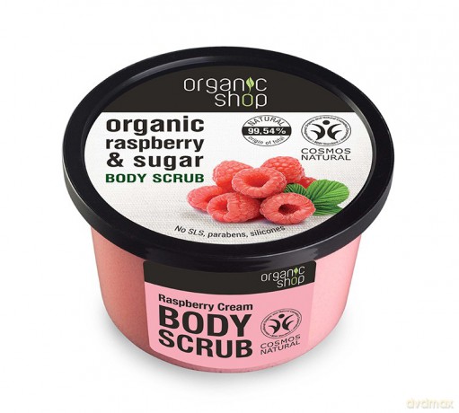 Organic Shop Peeling do ciała Malinowy Krem 250 ml