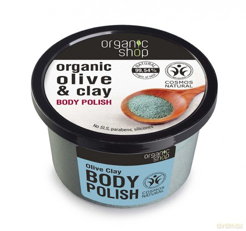 Organic Shop Peeling do ciała Niebieska Glinka 250 ml