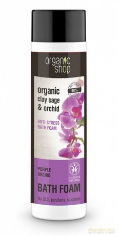 Organic Shop Płyn do kąpieli Antystresowy Purpurowa Orchidea BDIH 500 ml