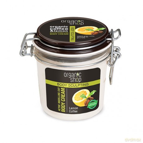Organic Shop SLIM Krem na dzień Modelujący Kawa Cytryna 350 ml