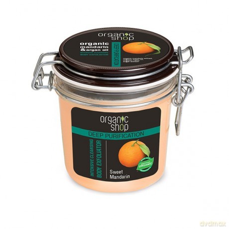 Organic Shop SLIM Scrub do ciała Intensywnie oczyszczający Słodka mandarynka 350 ml