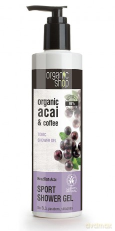 Organic Shop Żel pod prysznic Tonizujący Brazylijskie jagody Acai