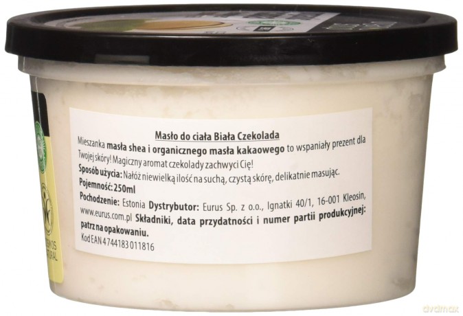 Organic Shop 250 ml Masło d/ciała Biała czekolada