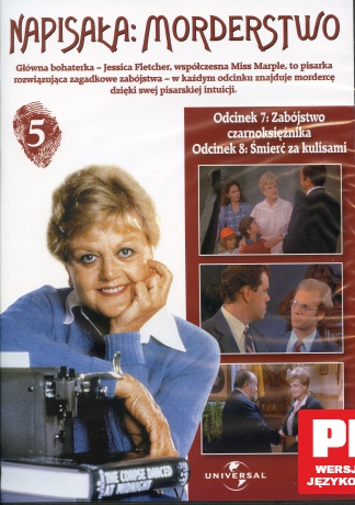 Napisała: Morderstwo 05: Zabójstwo Czarnoksiężnika / Śmierć za kulisami [DVD]