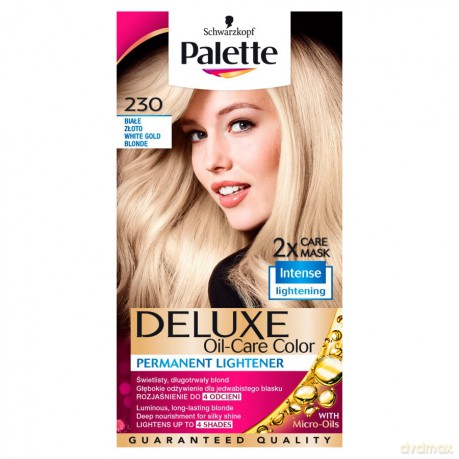 Palette Deluxe Farba do włosów permanentna nr 230 Białe Złoto 1op.