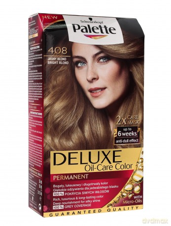 Palette Deluxe Farba do włosów permanentna nr 408 Jasny Blond 1op.