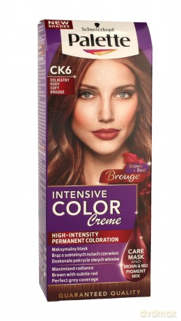 Palette Intensive Color Creme Krem koloryzujący nr CK6-delikatny rudy 1op.