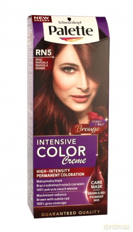 Palette Intensive Color Creme Krem koloryzujący nr RN5-brąz Marsala 1op.