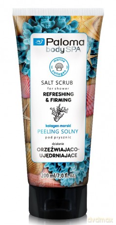 Paloma Body Spa Peeling solny pod prysznic orzeźwiająco-ujędrniający 200 ml