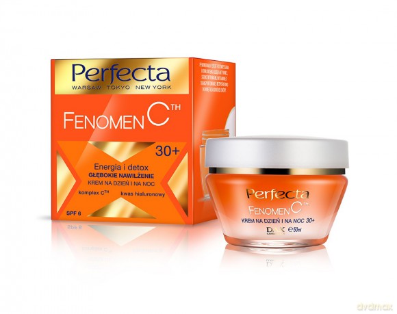 Perfecta Fenomen C 30 + Krem Energia i Detoks głębokie nawilżenie na dzień i noc 50 ml