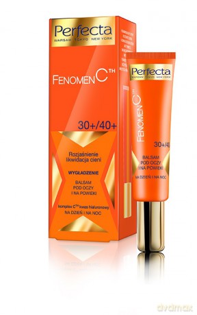 Perfecta Fenomen C 30 + /40 + Balsam pod oczy i na powieki Rozjaśnienie,likwidacja cieni,wygładzenie 15 ml