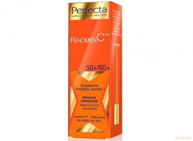 Perfecta Fenomen C 50 + /60 + Krem pod oczy i na powieki Rozjaśnienie,likwidacja "worków",redukcja zmarszczek 15 ml