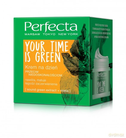 Perfecta Your Time Is Green Krem na dzień przeciw niedoskonałościom 50 ml