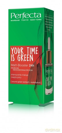 Perfecta Your Time Is Green Matt-Booster 24H przeciw niedoskonałościom 50 ml