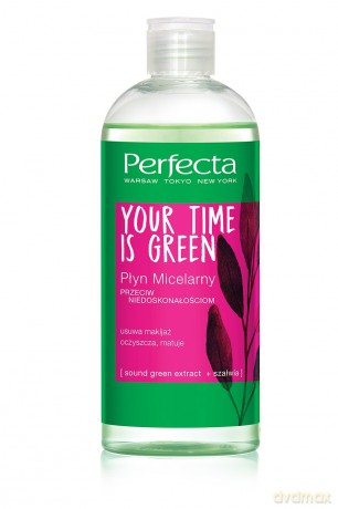 Perfecta Your Time Is Green Płyn micelarny przeciw niedoskonałościom 400 ml