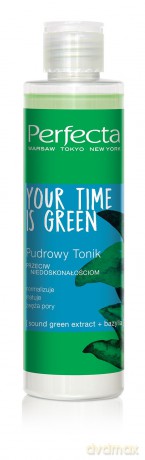 Perfecta Your Time Is Green Pudrowy tonik przeciw niedoskonałościom 200 ml