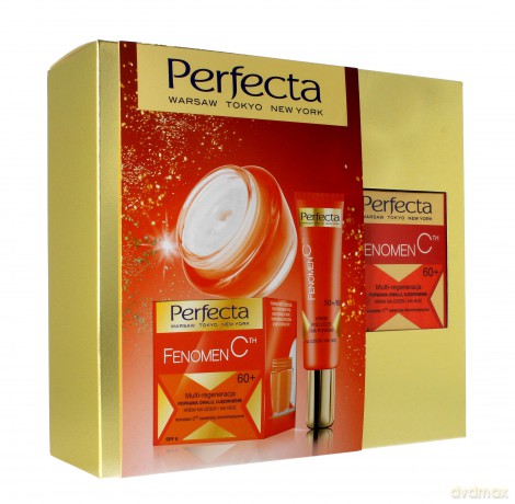 Perfecta Zestaw prezentowy Fenomen C 60 + (krem na dzień/noc 50 ml + krem p/oczy 15 ml)