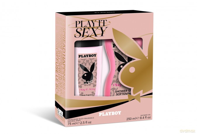 Playboy Play It Sexy Zestaw prezentowy (deo w szkle 75 ml + żel pod prysznic 250 ml)