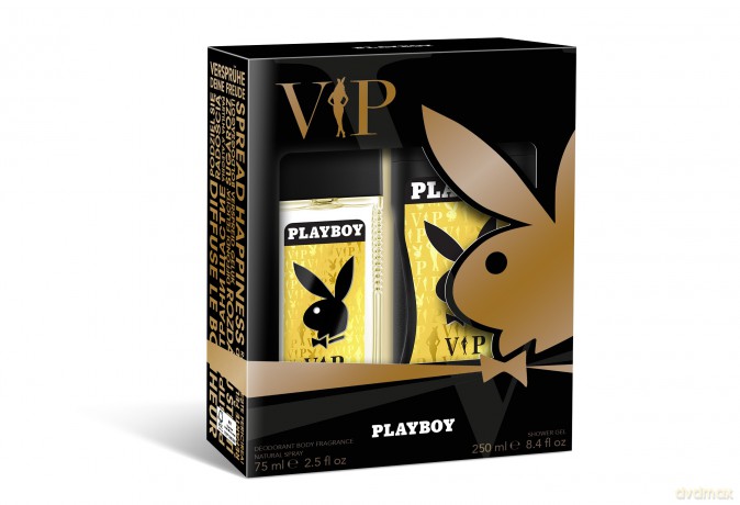 Playboy Vip Zestaw prezentowy (deo w szkle 75 ml + żel pod prysznic 250 ml)