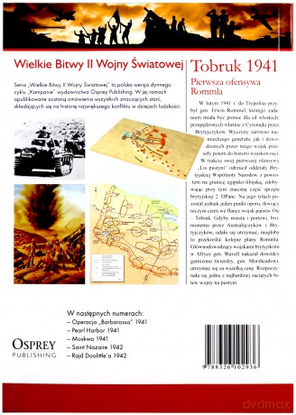Wielkie Bitwy II Wojny Światowej 07: Tobruk 1941/Pierwsza ofensywa Rommla [książka]+[DVD]