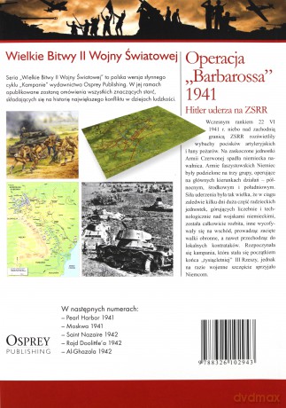 Wielkie Bitwy II Wojny Światowej 08: Operacja Barbarossa 1941. Hitler uderza na ZSRR [książka]+[DVD]