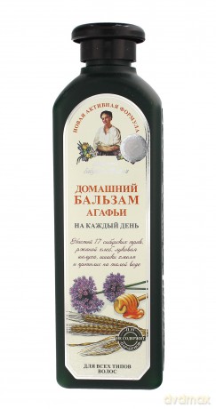 Receptury Babci Agafii Balsam domowy codzienny do wszystkich rodzajów włosów 350 ml